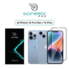 Soneex Pro для iPhone 13 Pro Max/14 Plus 2.5D Full Silk Screen + Anti Static 0.26mm