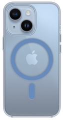 Чохол для iPhone 14 with MagSafe WIWU Magnetic Crystal Series (Blue)