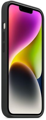Чохол LUX Silicone Case для iPhone 14 Midnight with MagSafe