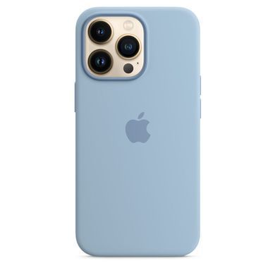 Чохол Silicone для iPhone 13 Pro (LUX) without MagSafe Blue Fog