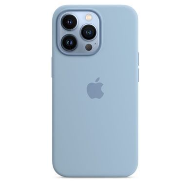 Чохол Silicone для iPhone 13 Pro (LUX) without MagSafe Blue Fog