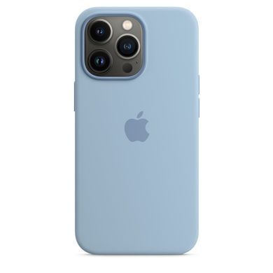 Чохол Silicone для iPhone 13 Pro (LUX) without MagSafe Blue Fog
