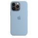 Чохол Silicone для iPhone 13 Pro (LUX) without MagSafe Blue Fog