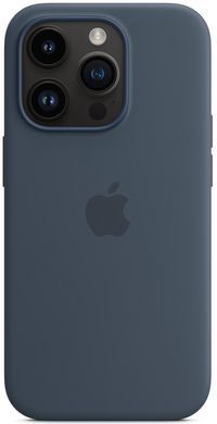 Чохол LUX Silicone Case для iPhone 14 Pro Max Storm Blue without MagSafe