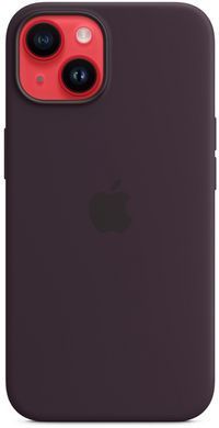 Чохол LUX Silicone Case для iPhone 14 Plus Elderberry with MagSafe
