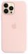 Чохол Silicone для iPhone 13 Pro Max (LUX) without MagSafe Chalk Pink