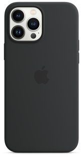 Чохол Silicone для iPhone 13 Pro Max (LUX) without MagSafe Midnight