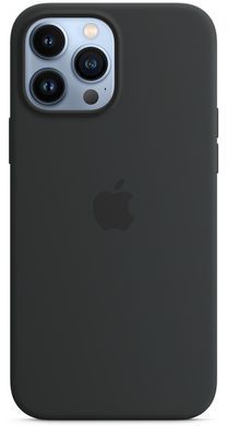 Чохол Silicone для iPhone 13 Pro Max (LUX) without MagSafe Midnight