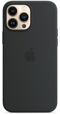 Чохол Silicone для iPhone 13 Pro Max (LUX) without MagSafe Midnight