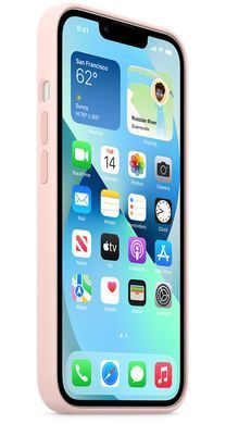 Чохол Silicone для iPhone 13 (LUX) without MagSafe Chalk Pink
