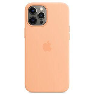 Чохол Silicone для iPhone 12 Pro Max (LUX) without MagSafe Cantaloupe