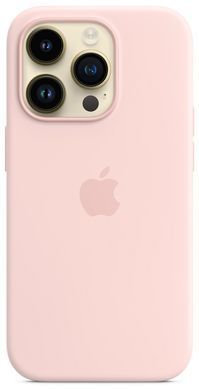 Чохол LUX Silicone Case для iPhone 14 Pro Chalk Pink without MagSafe