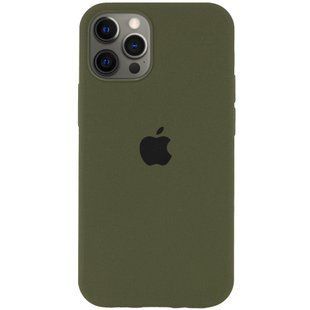 Чохол для iPhone 12 Pro Max Silicone Navy Green