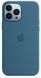 Чохол Silicone для iPhone 13 Pro (LUX) without MagSafe Blue Jay