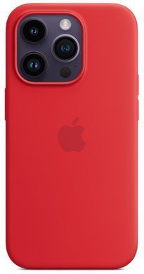 Чохол LUX Silicone Case для iPhone 14 Pro Red with MagSafe