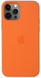 Чохол для iPhone 12 Pro Max Silicone Spicy Orange