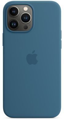 Чохол Silicone для iPhone 13 Pro Max (LUX) without MagSafe Blue Jay