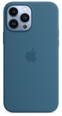 Чохол Silicone для iPhone 13 Pro Max (LUX) without MagSafe Blue Jay
