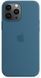 Чохол Silicone для iPhone 13 Pro Max (LUX) without MagSafe Blue Jay