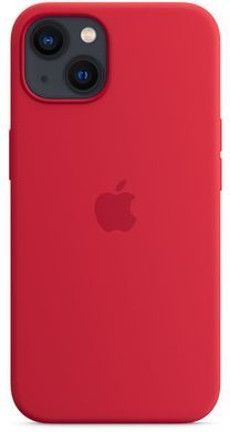 Чохол Silicone для iPhone 13 (LUX) without MagSafe Red