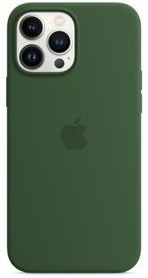 Чохол Silicone для iPhone 13 Pro Max (LUX) without MagSafe Clover