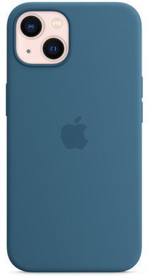 Чохол Silicone для iPhone 13 (LUX) without MagSafe Blue Jay