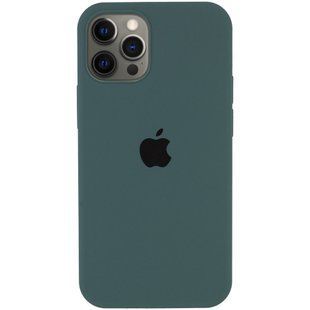 Чохол для iPhone 12/12 Pro Silicone Dark Olive