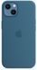 Чохол Silicone для iPhone 13 (LUX) without MagSafe Blue Jay