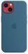 Чохол Silicone для iPhone 13 (LUX) without MagSafe Blue Jay