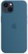 Чохол Silicone для iPhone 13 (LUX) without MagSafe Blue Jay