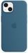 Чохол Silicone для iPhone 13 (LUX) without MagSafe Blue Jay
