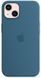 Чохол Silicone для iPhone 13 (LUX) without MagSafe Blue Jay