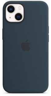 Чохол Silicone для iPhone 13 (LUX) without MagSafe Abyss Blue