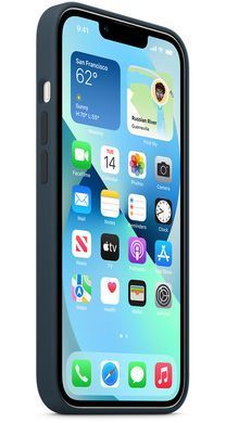 Чохол Silicone для iPhone 13 (LUX) without MagSafe Abyss Blue