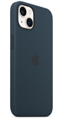 Чохол Silicone для iPhone 13 (LUX) without MagSafe Abyss Blue