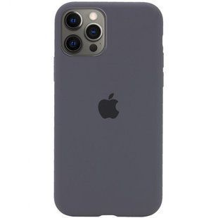 Чохол для iPhone 12 Pro Max Silicone Graphite