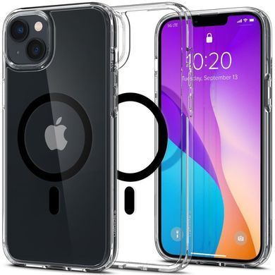 Чохол для iPhone 14 with MagSafe WIWU Magnetic Crystal Series (Black)