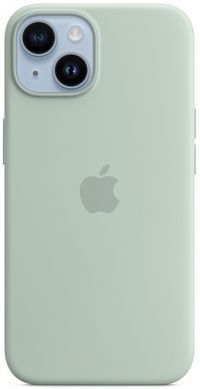 Чохол LUX Silicone Case для iPhone 14 Plus Succulent with MagSafe