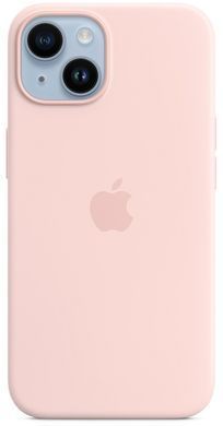 Чохол LUX Silicone Case для iPhone 14 Plus Chalk Pink with MagSafe
