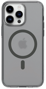Чохол для iPhone 14 Pro with MagSafe WIWU Magnetic Crystal Series (Black)