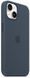 Чохол LUX Silicone Case для iPhone 14 Plus Storm Blue with MagSafe