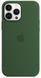 Чохол Silicone для iPhone 13 Pro (LUX) without MagSafe Clover