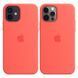 Чохол Silicone для iPhone 12/12 Pro (LUX) without MagSafe Pink Citrus