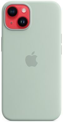 Чохол LUX Silicone Case для iPhone 14 Succulent with MagSafe