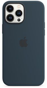 Чохол Silicone для iPhone 13 Pro (LUX) without MagSafe Abyss Blue