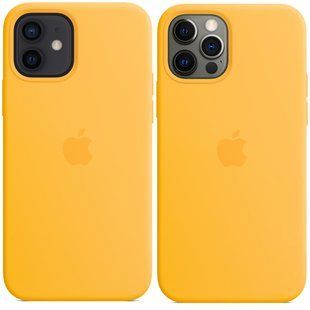 Чохол Silicone для iPhone 12/12 Pro (LUX) without MagSafe Sunflower
