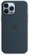 Чохол Silicone для iPhone 13 Pro (LUX) without MagSafe Abyss Blue