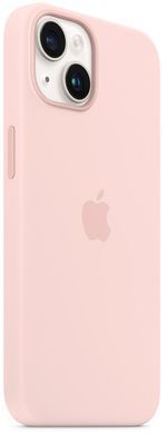 Чохол LUX Silicone Case для iPhone 14 Chalk Pink with MagSafe