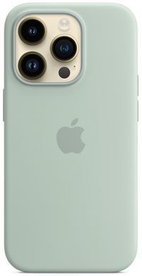 Чохол LUX Silicone Case для iPhone 14 Pro Max Succulent with MagSafe