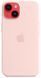 Чохол LUX Silicone Case для iPhone 14 Chalk Pink with MagSafe